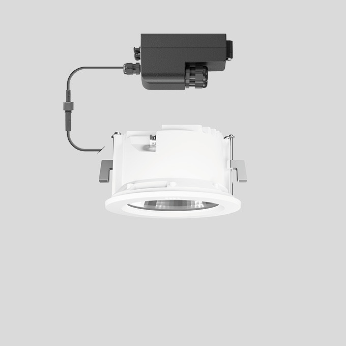 Bega Plafondinbouw-Diepstraler, voor binnen- en buiten, wit 3000 K