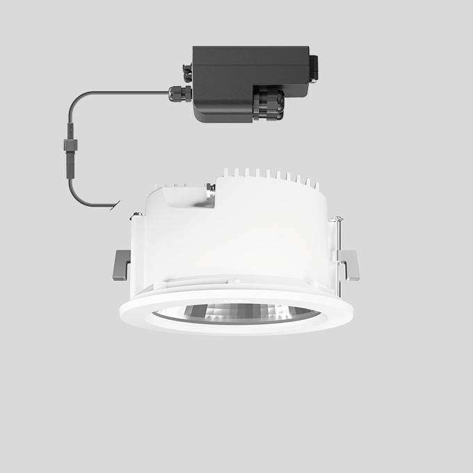 Bega Plafondinbouw-Diepstraler, voor binnen- en buiten, wit 3000 K
