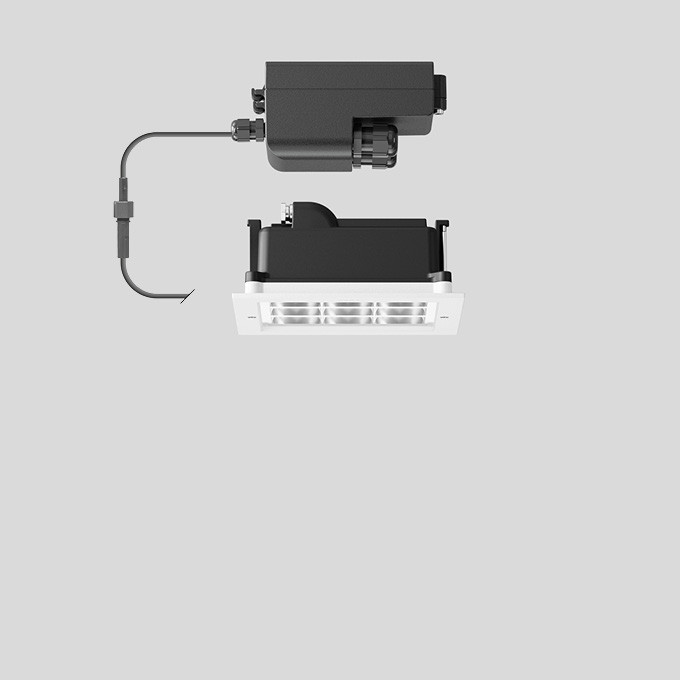 Bega Plafondinbouw-Diepstraler, voor binnen- en buiten, wit 3000 K