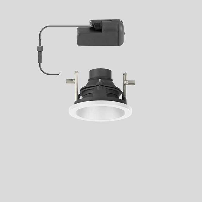 Bega Plafondinbouw-Diepstraler, voor binnen- en buiten, wit 4000 K