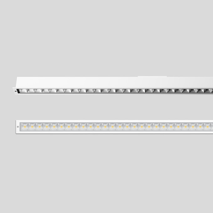 Bega Plafondinbouw-diepstraler voor binnen- en buiten wit 4000K