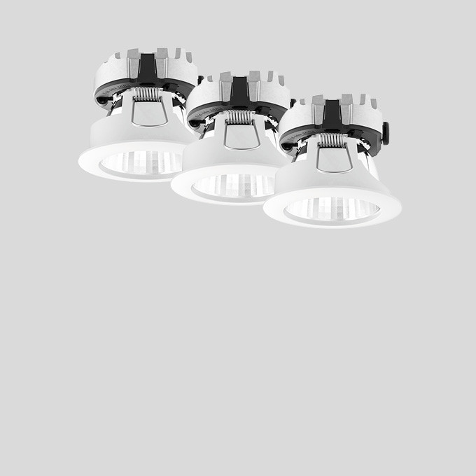 Bega Plafondinbouw-Diepstraler voor binnentoepassing, 3000 K