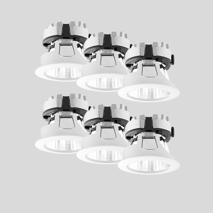 Bega Plafondinbouw-Diepstraler voor binnentoepassing, 3000 K