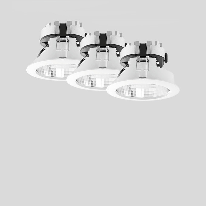 Bega Plafondinbouw-Diepstraler voor binnentoepassing, 3000 K