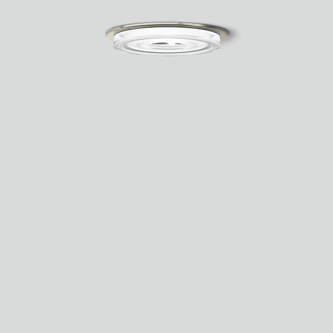 Bega Plafondinbouw-Diepstraler voor binnentoepassing, edelstaal 3000 K