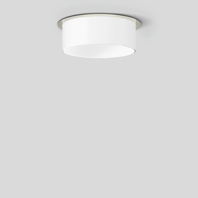 Bega Plafondinbouw-Diepstraler, voor binnentoepassing, edelstaal 3000 K