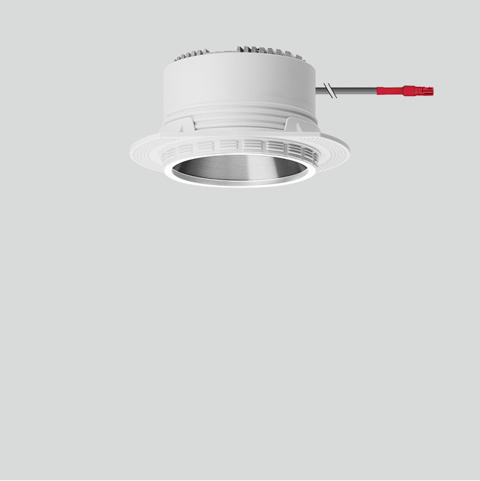 Bega Plafondinbouw-Diepstraler, voor binnentoepassing, fluweelwit 3000 K