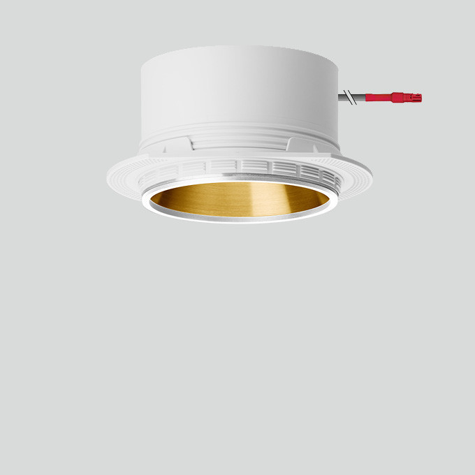 Bega Plafondinbouw-Diepstraler, voor binnentoepassing, fluweelwit 3000 K