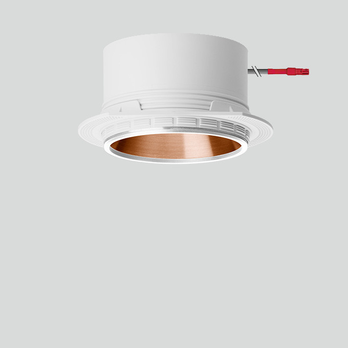 Bega Plafondinbouw-Diepstraler, voor binnentoepassing, fluweelwit 3000 K