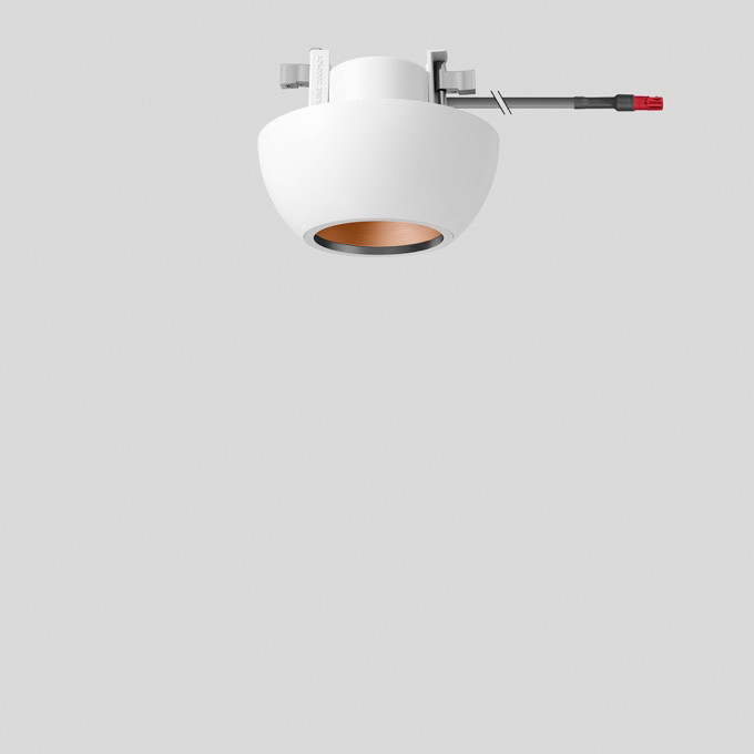 Bega Plafondinbouw-Diepstraler voor binnentoepassing, fluweelwit 3000 K