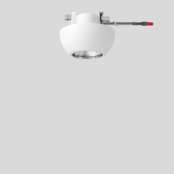 Bega Plafondinbouw-Diepstraler voor binnentoepassing, fluweelwit 3000 K