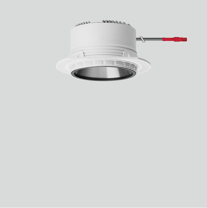 Bega Plafondinbouw-Diepstraler, voor binnentoepassing, fluweelzwaart 3000 K