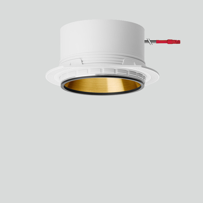 Bega Plafondinbouw-Diepstraler, voor binnentoepassing, fluweelzwaart 3000 K