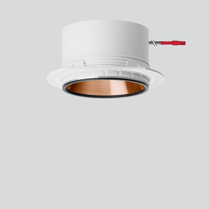 Bega Plafondinbouw-Diepstraler, voor binnentoepassing, fluweelzwaart 3000 K