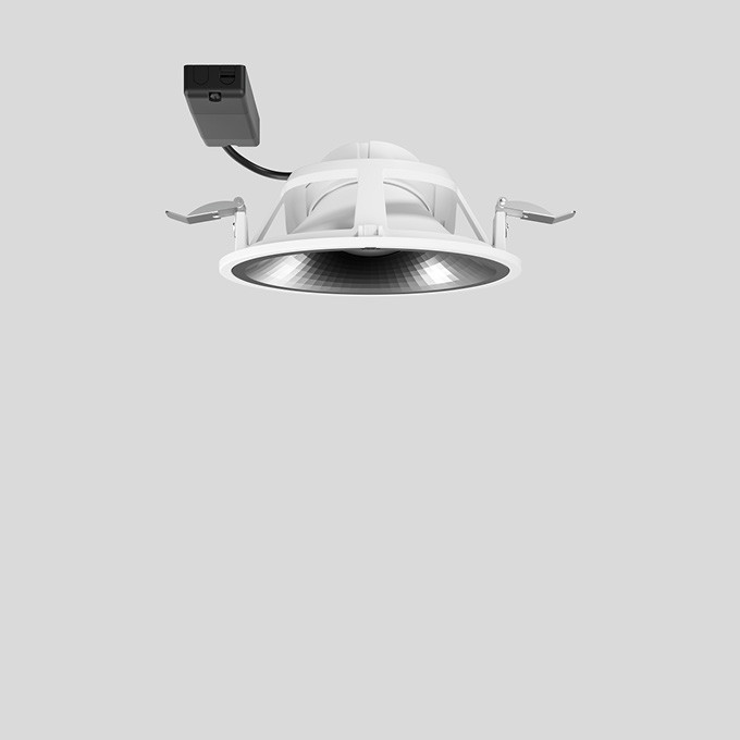 Bega Plafondinbouw-Diepstraler voor binnentoepassing, wit 3000 K