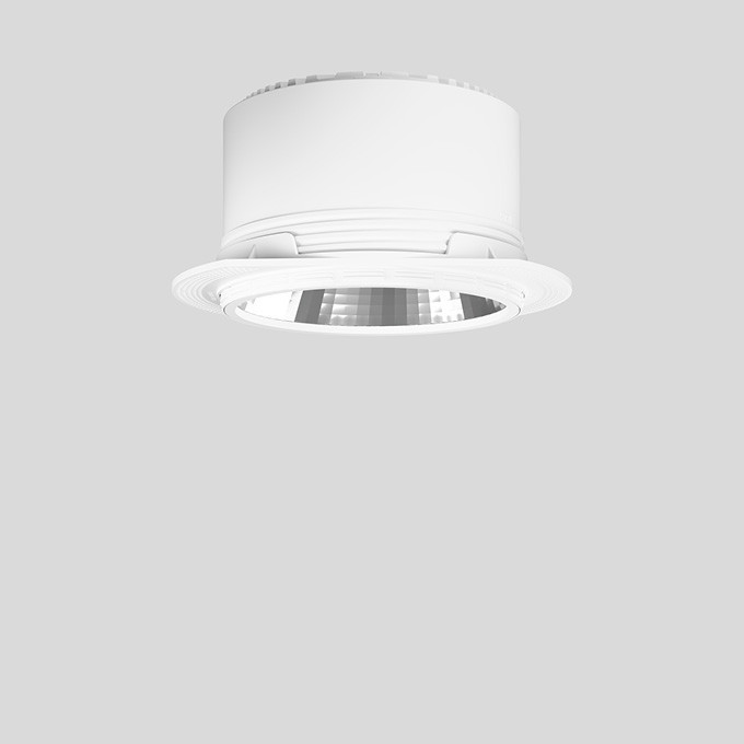 Bega Plafondinbouw-Diepstraler voor binnentoepassing, wit 3000 K