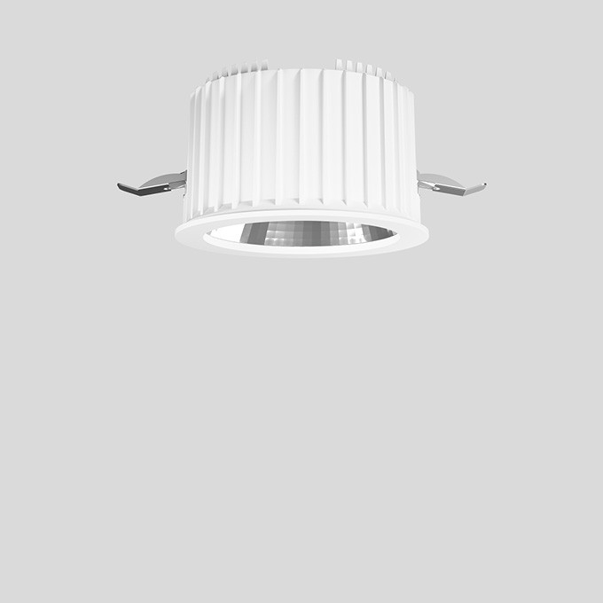Bega Plafondinbouw-Diepstraler, voor binnentoepassing, wit 3000 K Bega Plafondinbouw-Diepstraler, voor binnentoepassing, wit 3000 K