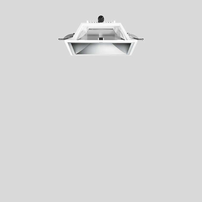 Bega Plafondinbouw-Diepstraler voor binnentoepassing, wit 3000 K