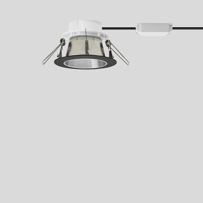 Bega Plafondinbouwarmatuur, voor binnentoepassing, fluweelzwaart 3000 K