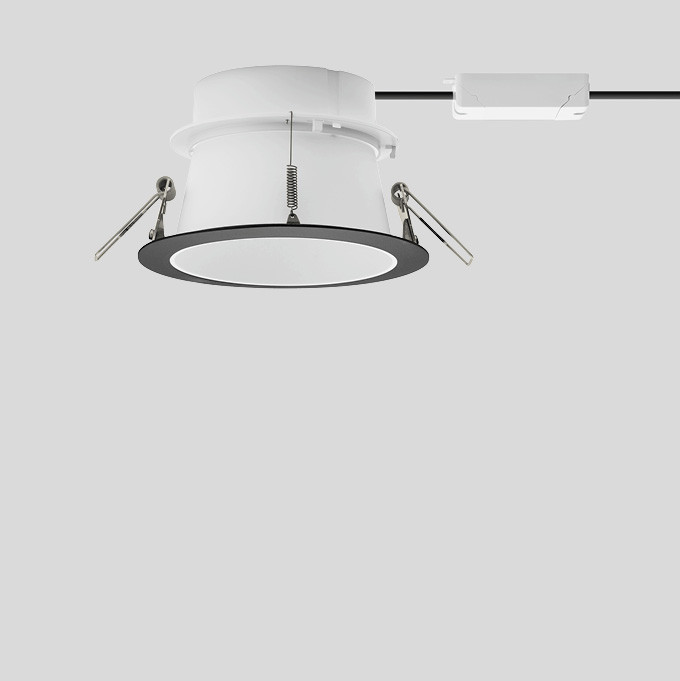 Bega Plafondinbouwarmatuur, voor binnentoepassing, fluweelzwaart 3000 K