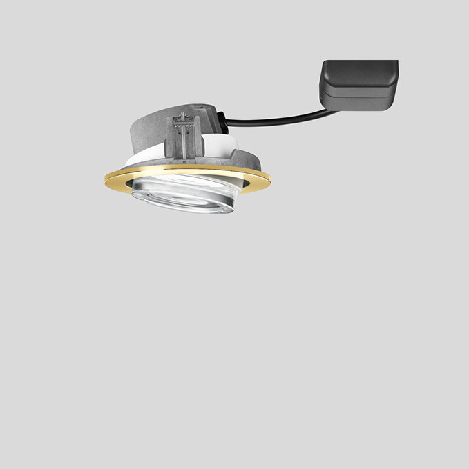 Bega Plafondinbouwarmatuur Voor binnentoepassing, messing 3000 K