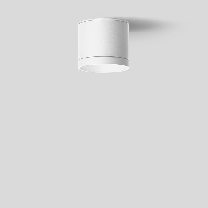 Bega Plafondopbouw-diepstraler voor binnen- en buiten wit 3000K