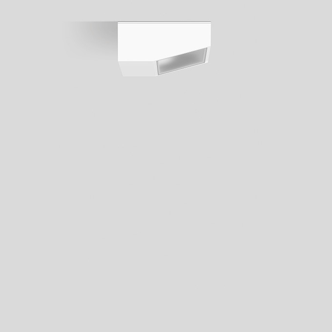 Bega Plafondopbouw-diepstraler voor binnen- en buiten wit 4000K