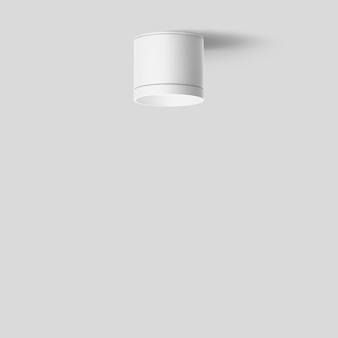 Bega Plafondopbouw-diepstraler voor binnen- en buiten wit 4000K