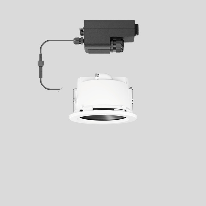 Bega Deckeneinbauleuchte, FÜR den innen- & außenbereich, weiß 4000 K