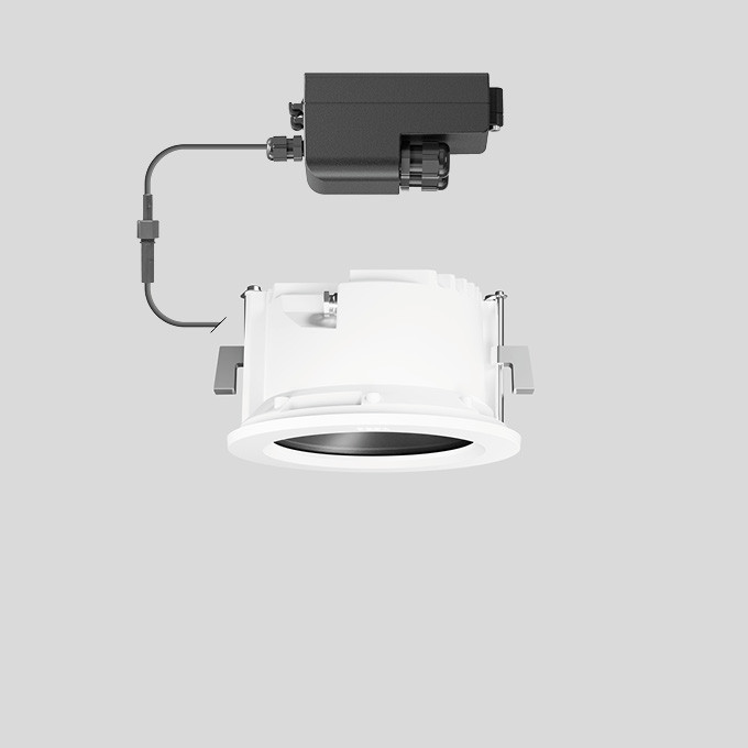 Bega Deckeneinbauleuchte, FÜR den innen- & außenbereich, weiß 4000 K