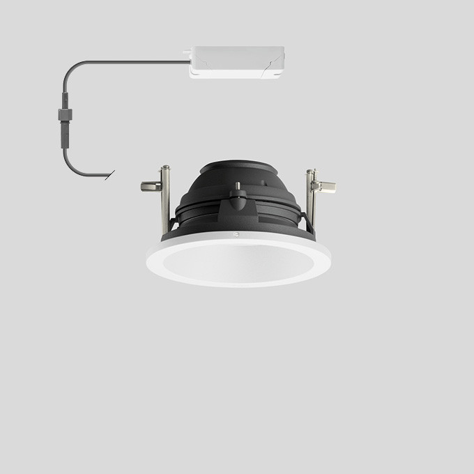 Bega Deckeneinbauleuchte, FÜR den innenbereich, weiß 3000 K