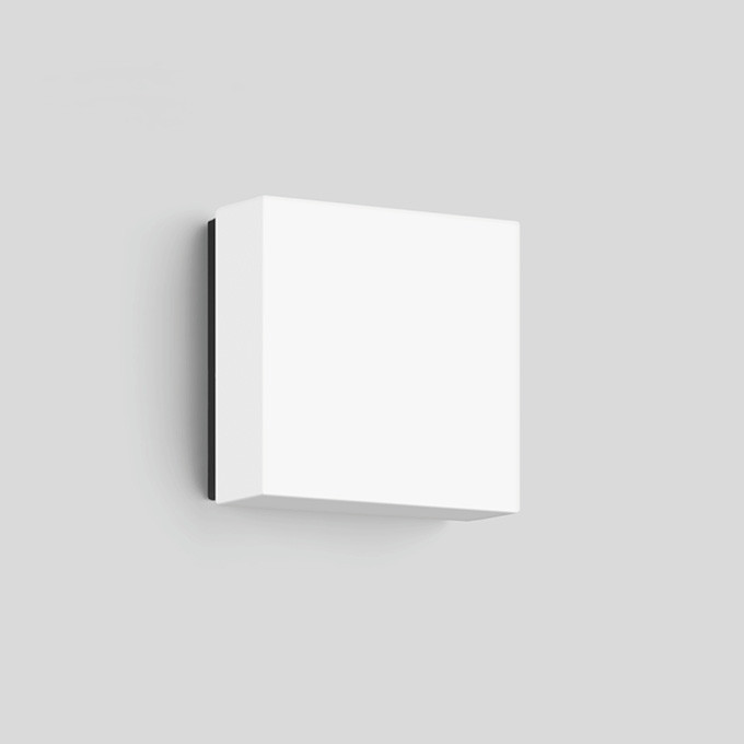 Bega Rechthoek Lichtbaustein ®, voor binnen- en buiten, grafiet 3000 K