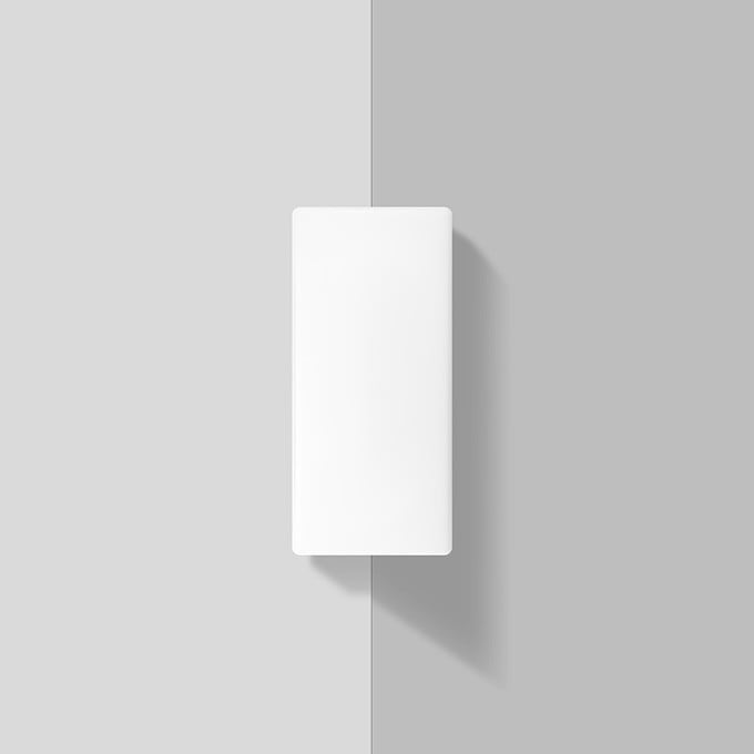 Bega Rechthoek Lichtbaustein ®, voor binnen- en buiten, grafiet 3000 K