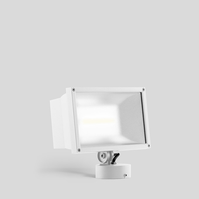 Bega Schijnwerper RGBW, voor binnen- en buiten, wit