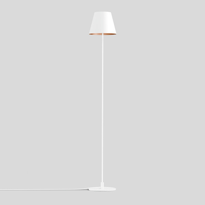 Bega Staand Vloerlamp, voor binnentoepassing, fluweelwit 3000 K
