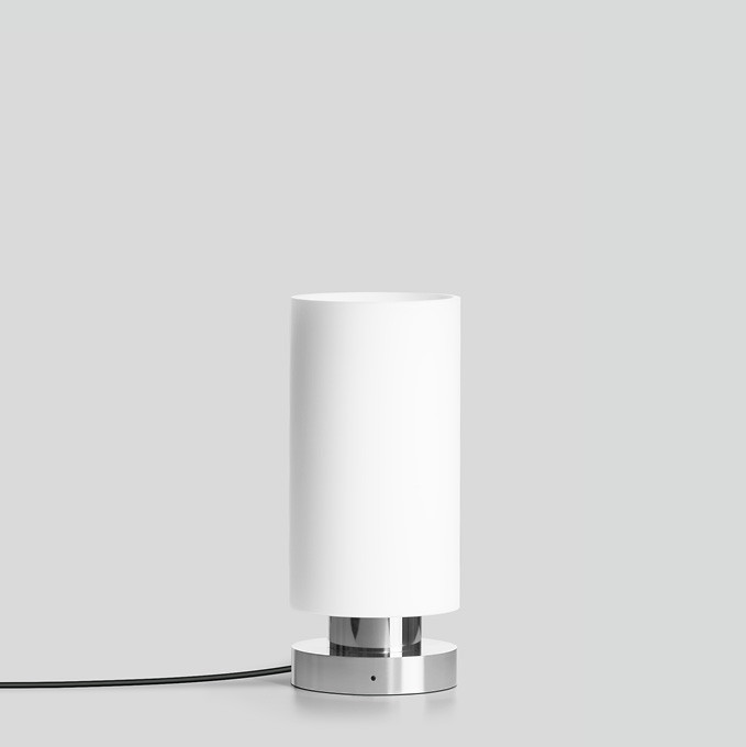 Bega Tafellamp Voor binnentoepassing, aluminium gepolijst 3000 K
