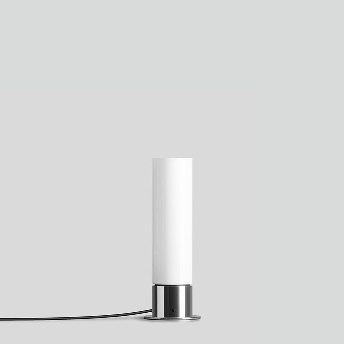 Bega Tafellamp Voor binnentoepassing, aluminium gepolijst 3000 K