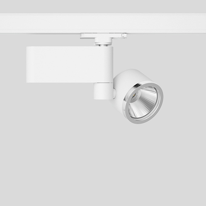 Bega Stromschienenstrahler, FÜR den innenbereich, samtweiß RGBW