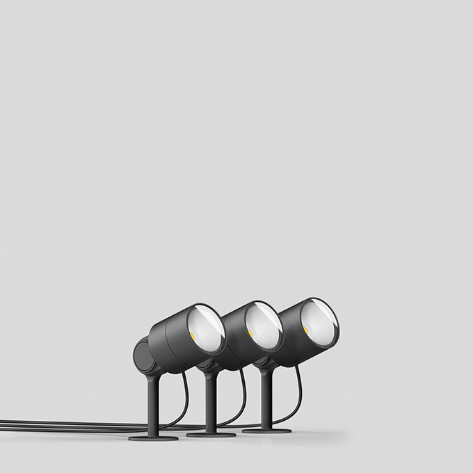 Bega Tuinschijnwerper, voor binnen- en buiten, grafiet 3000 K