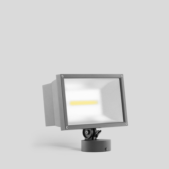 Bega Vlakschijnwerper, voor binnen- en buiten, zilver 4000 K