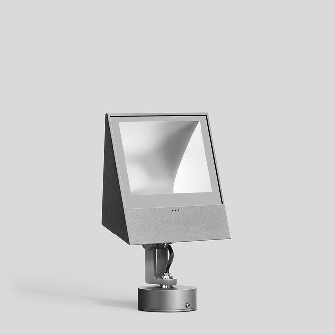 Bega Vlakstraler, voor binnen- en buiten, zilver 3000 K