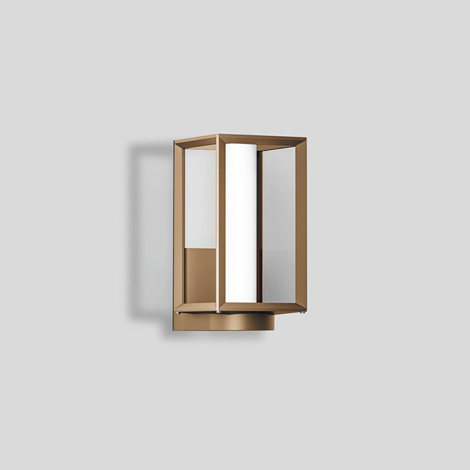 Bega Wandleuchte, FÜR den innen- & außenbereich, bronze 3000 K