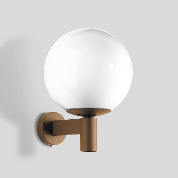 Bega Wandleuchte, FÜR den innen- & außenbereich, bronze 3000 K, zus. kostl.