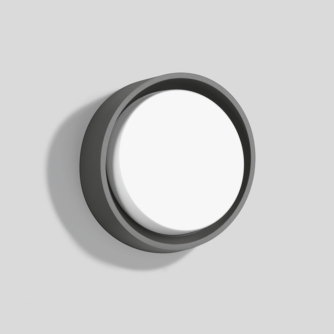 Bega Wandleuchte, FÜR den innen- & außenbereich, grafit 3000 K