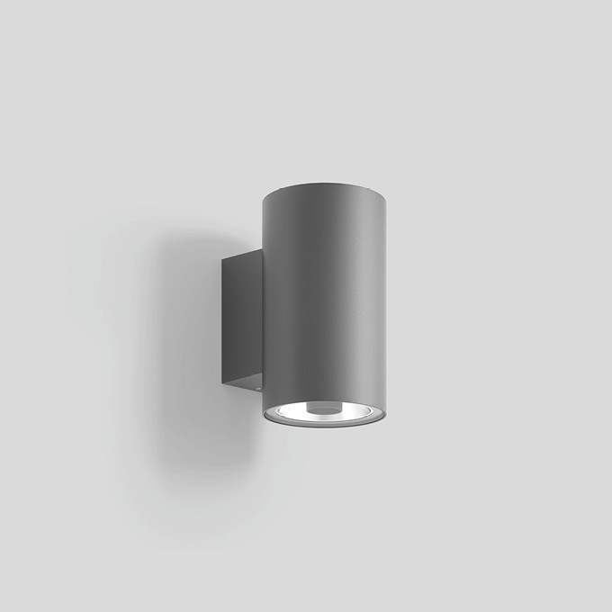 Bega Wandleuchte, FÜR den innen- & außenbereich, silber · 3000 K