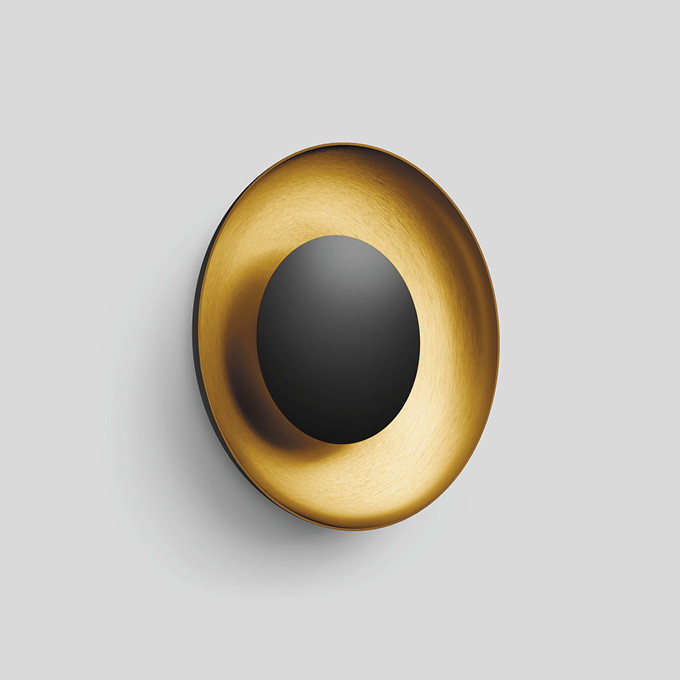 Bega Wandleuchte, FÜR den innenbereich, samtschwarz 3000 K