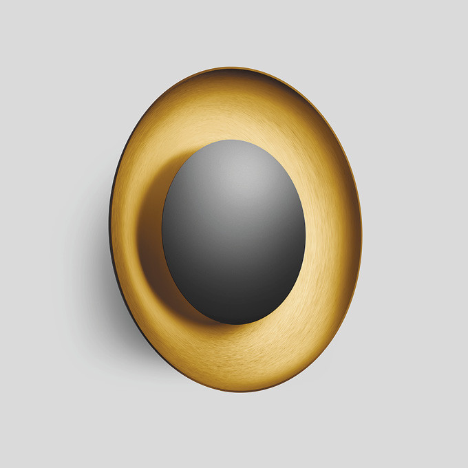 Bega Wandleuchte, FÜR den innenbereich, samtschwarz 3000 K