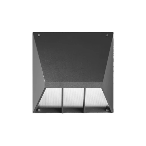 Bega Wandarmatuur met nood voor binnen- en buiten grafiet 4000K