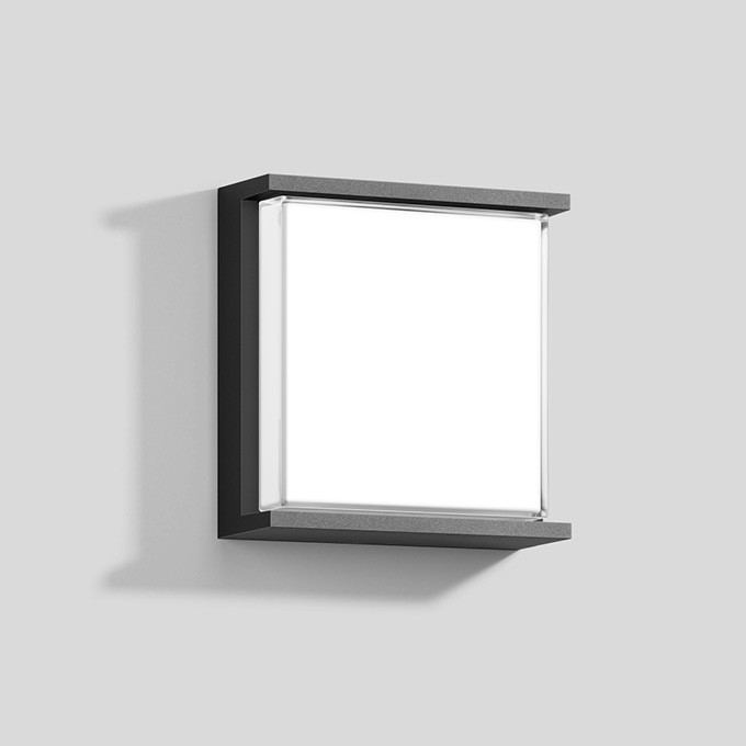 Bega Wandarmatuur, voor binnen- en buiten, grafiet 3000 K