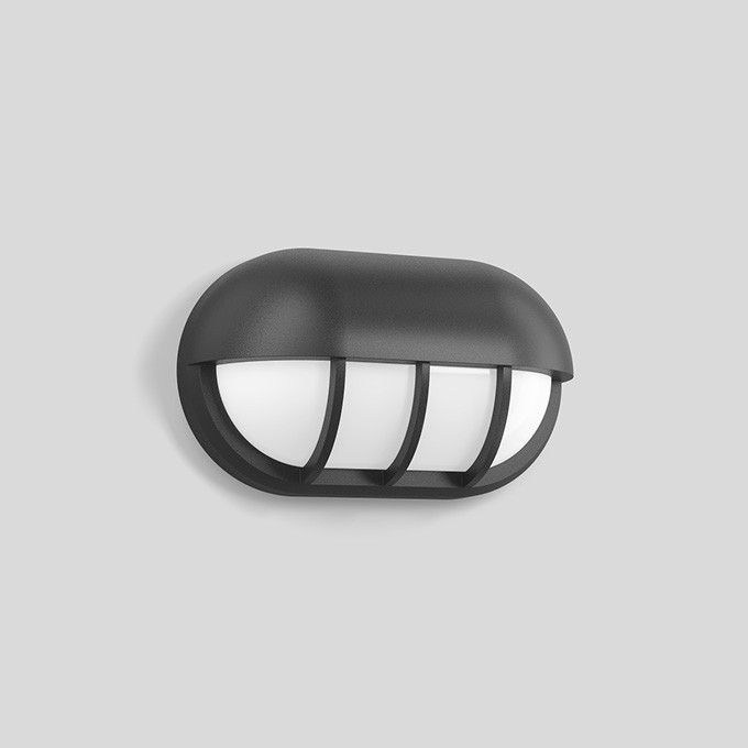 Bega Wandarmatuur, voor binnen- en buiten, grafiet 3000 K